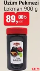 LOKMAN ÜZÜM PEKMEZİ 900 G LOKMAN ÜZÜM PEKMEZİ 900 G